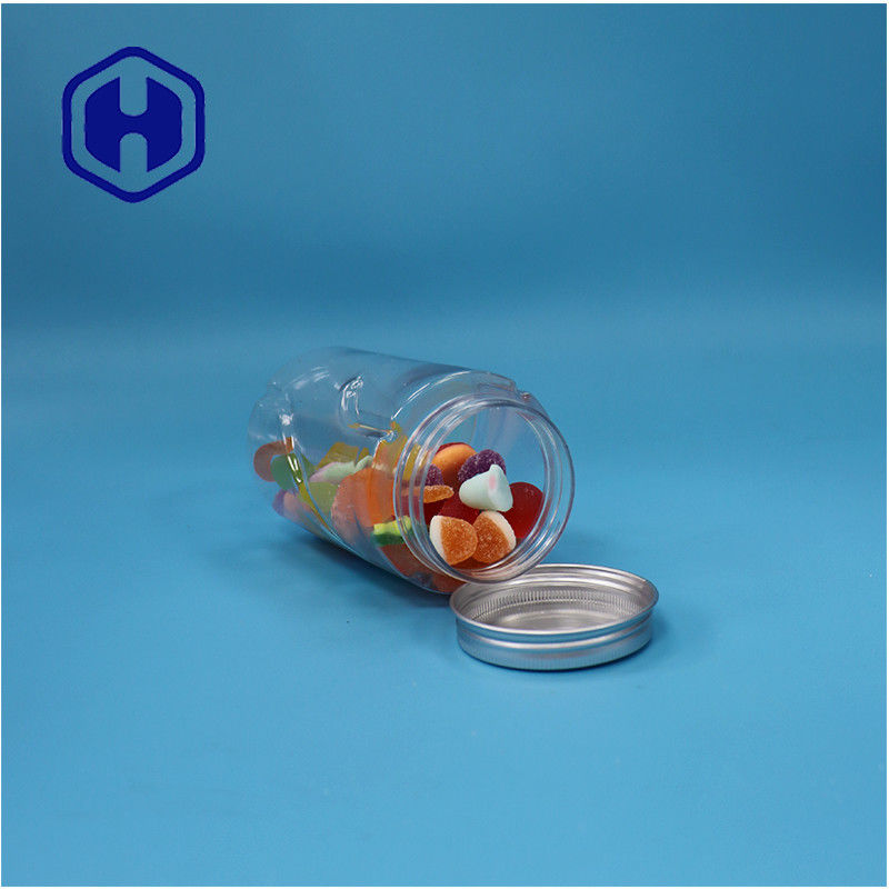 丸い形 透明なPETナッツ ミント菓子 砂糖 ベビーフード ガラス アルミ トップ蓋