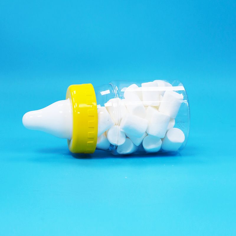 食品グレード 透明なPET プラスチック 密閉されたボトル スクリューキャップ 食品菓子クッキー