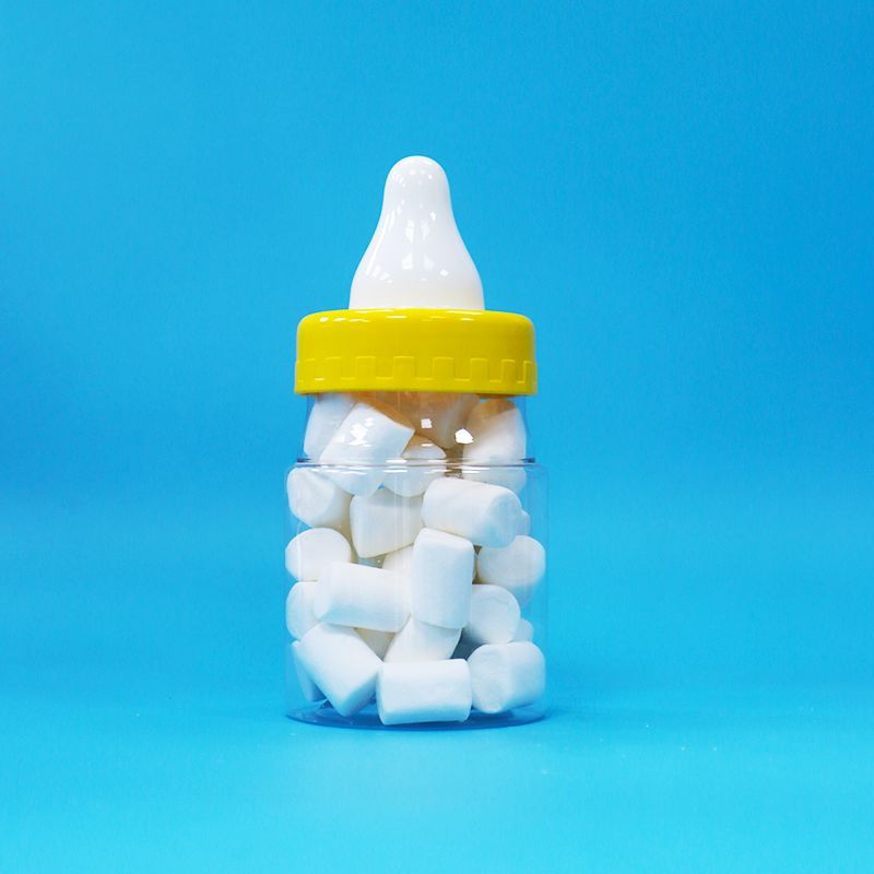 食品グレード 透明なPET プラスチック 密閉されたボトル スクリューキャップ 食品菓子クッキー