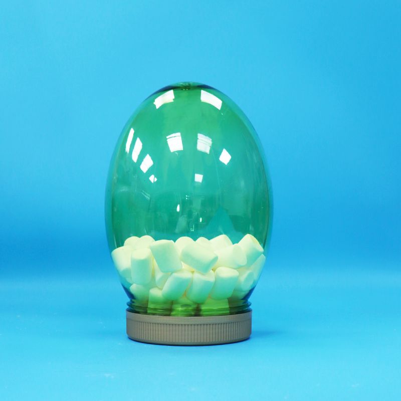 独特の形 透明なプラスチックPET食品グレード ナッツ ピスタチオ キャンディー グラス スクリュー フラット 蓋