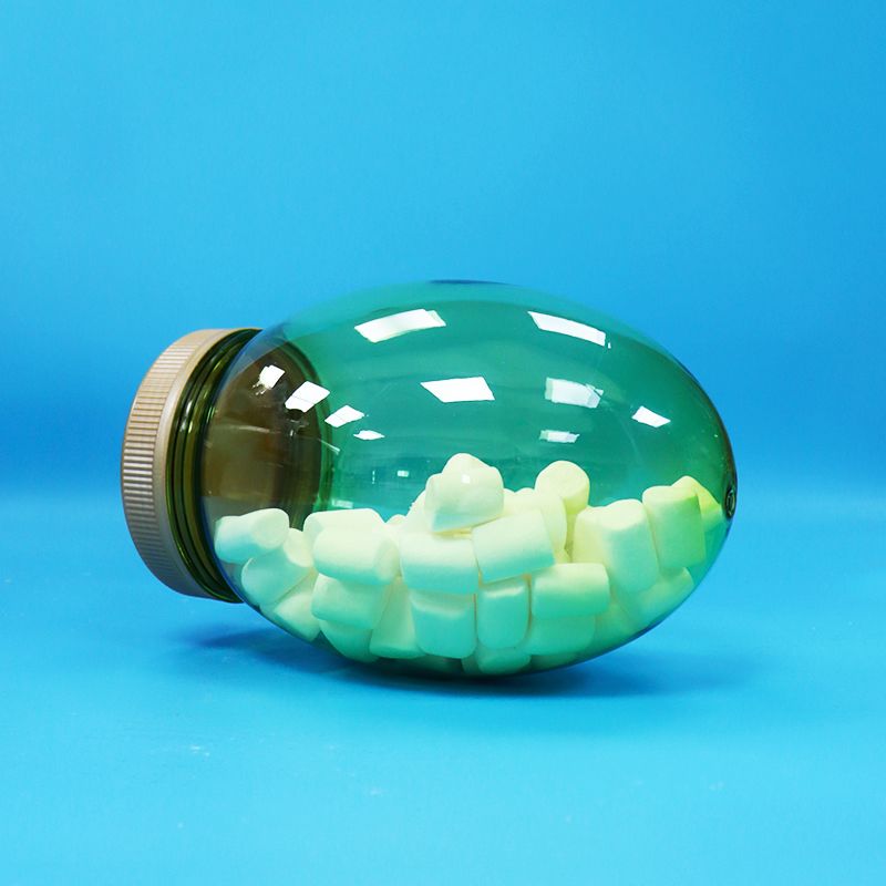 独特の形 透明なプラスチックPET食品グレード ナッツ ピスタチオ キャンディー グラス スクリュー フラット 蓋