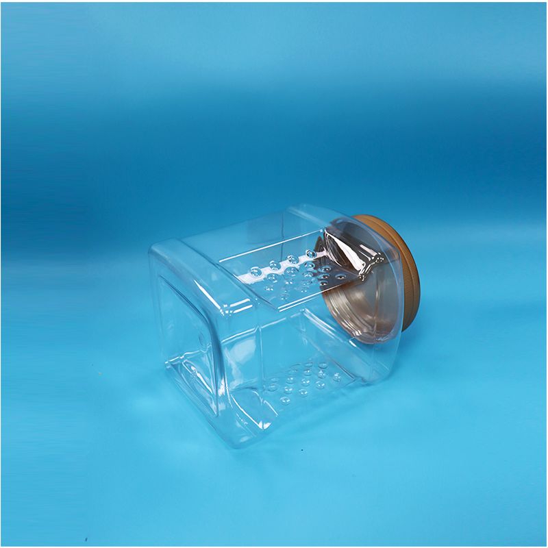 透明なスクリュー蓋グリップ 切断されたノリ乾燥赤ベリーナッツのための食品グレードのPETボトル