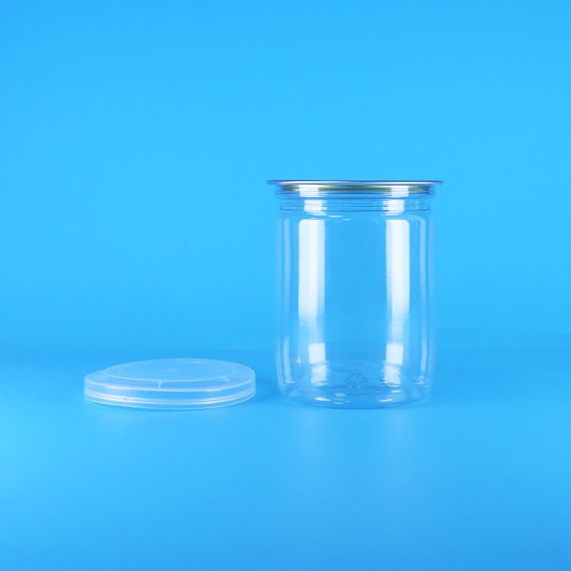 オーガニック 野生 ジャングルピーナッツ 乾燥食品 簡単 オープン エンド プラスチックチューブ 透明 ペット ポップコーン缶