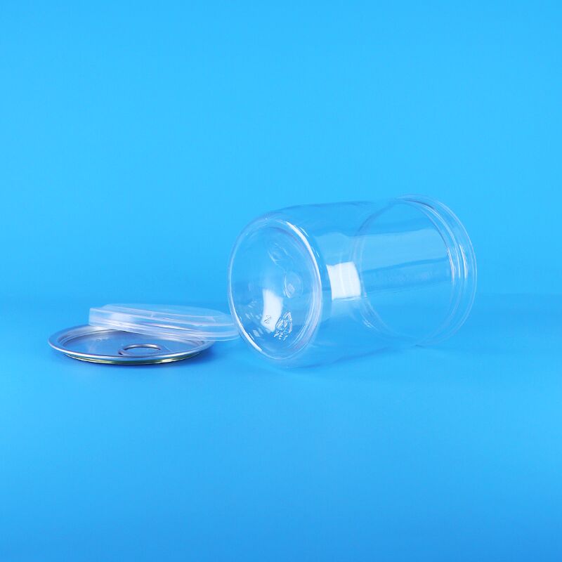 オーガニック 野生 ジャングルピーナッツ 乾燥食品 簡単 オープン エンド プラスチックチューブ 透明 ペット ポップコーン缶