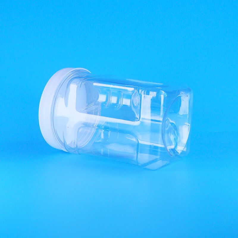 エモン スライス クランベリー クッキー 乾燥イカ PET 透明プラスチック スクリュー蓋 グリップジャー 食品グレード