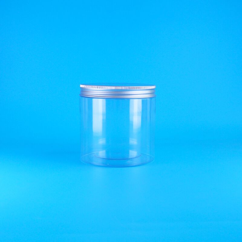 シリンダー イージーオープン蓋 食品 コーヒー 菓子 クッキー ローズティー プラスチック クリア PET ジャー