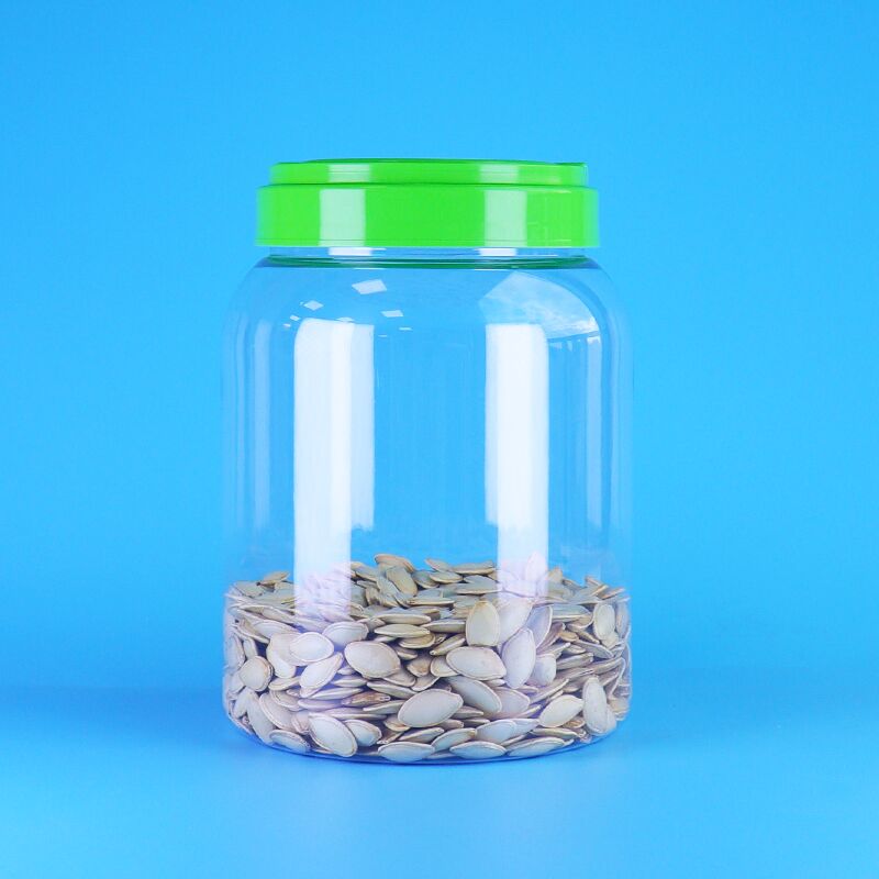 食品グレード フラットキャップ クリア コーヒー キャンディー ロータスシード ベビーフード PET 丸型 プラスチックジャー