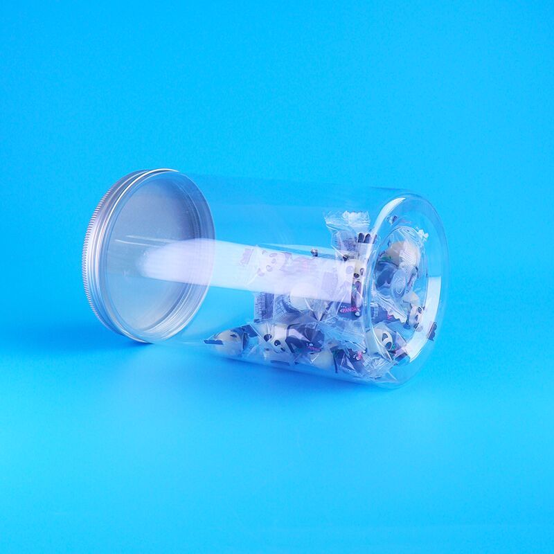 透明 漏れ防止 ミレット クランベリー クッキー 殻 メロン 種子 丸い PET 瓶 スクリュー キャップ