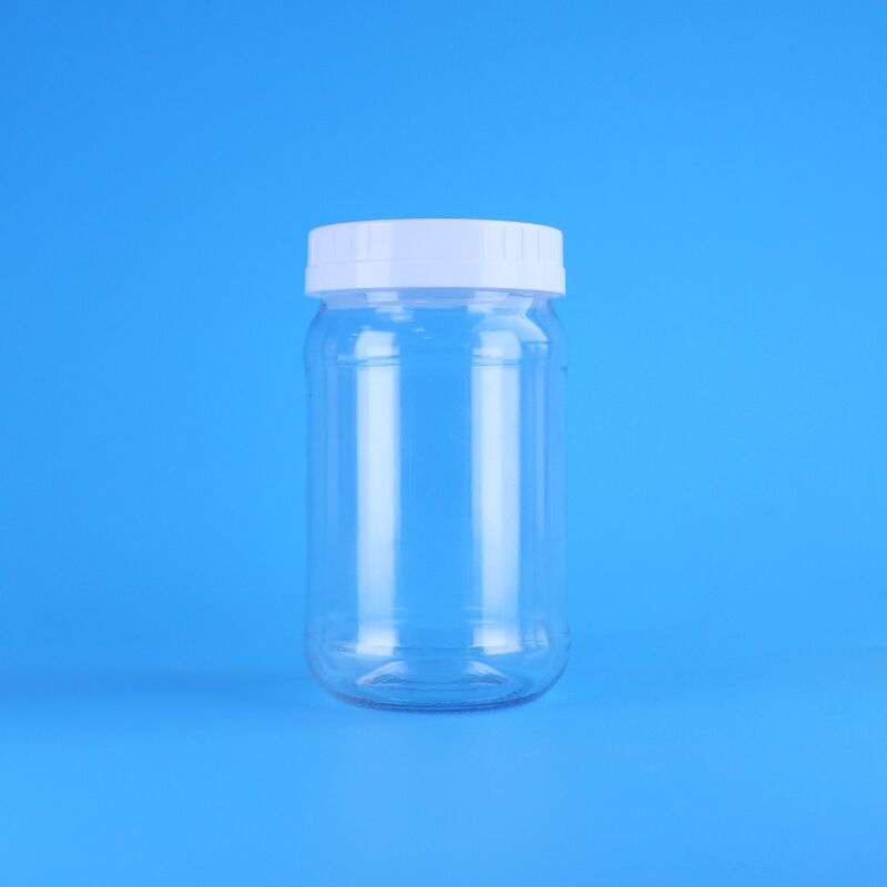 220ml サラダとジャム包装のための白いスクリューキャップと食品グレードの透明なプラスチック容器