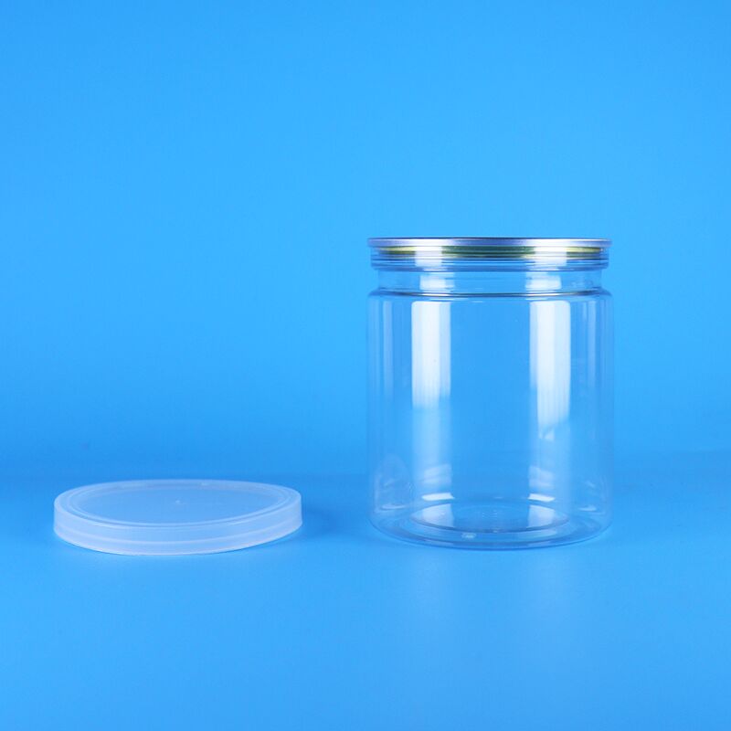 ポップコーンとポテトピュレのための簡単に開く蓋付きの250ml防空PET瓶 プラスチック包装瓶