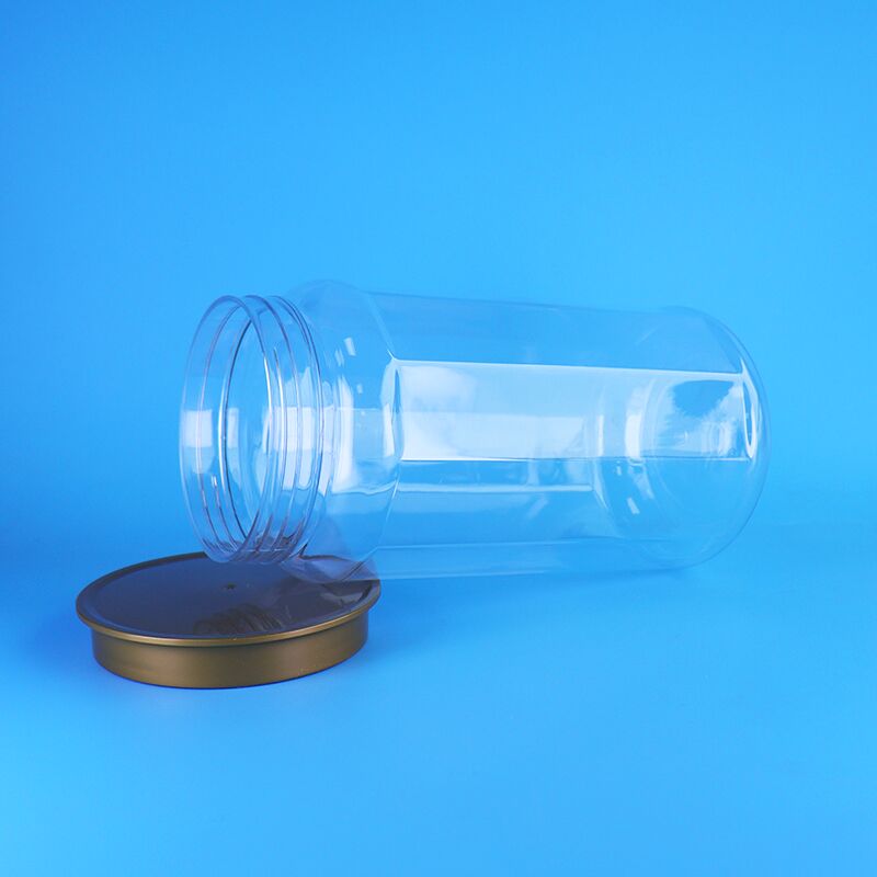 Food Packaging Solutions Well Sealing PET Plastic Storage Jar Custom Design For Food