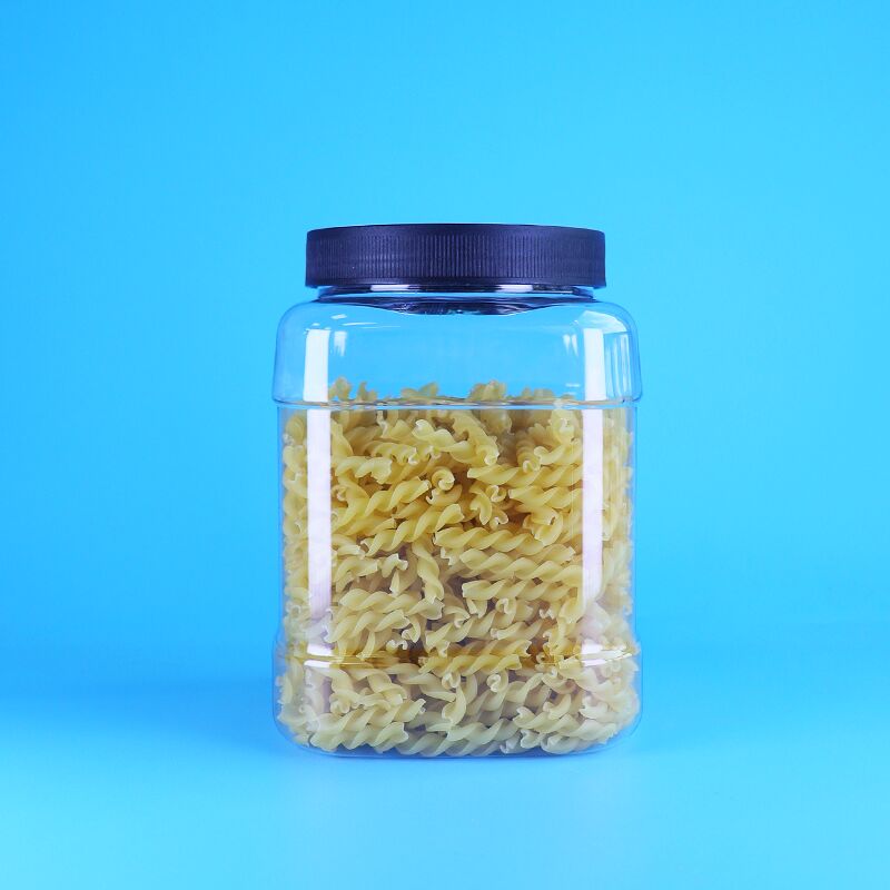 透明食品保存容器 カスタムスクエアPETプラスチックベビーフードジャー スクリューキャップ
