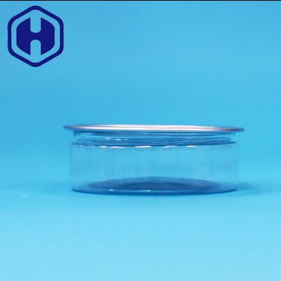 食品キャンディービスケットスナック包装用、イージーオープンエンド丸型プラスチックPET缶