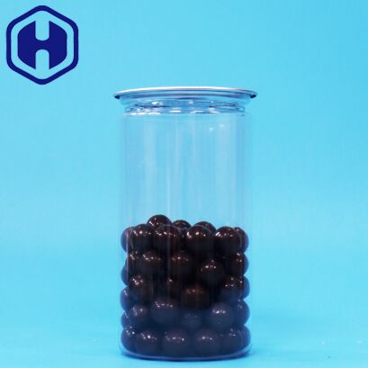 ペットクリアプラスチックイージーオープンウェルシーリングパッキング缶、乾燥食品、飲料用