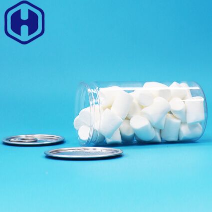 ペットクリアプラスチックイージーオープンウェルシーリングパッキング缶、乾燥食品、飲料用