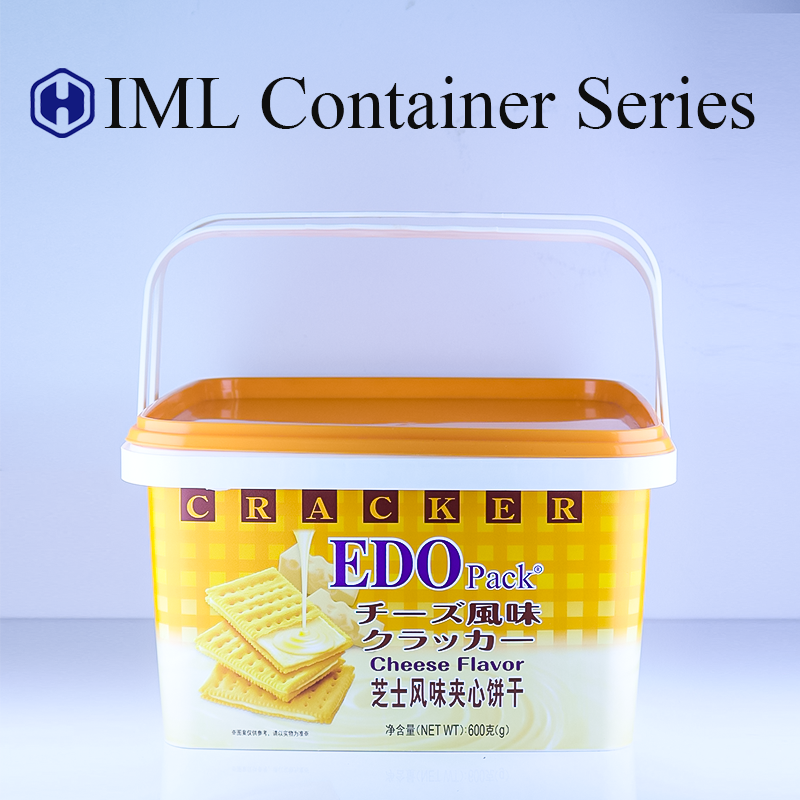 IML テクノロジー カスタム食品 プラスチック容器 ビスケット キャンディーズ 梱包の品質管理の利点