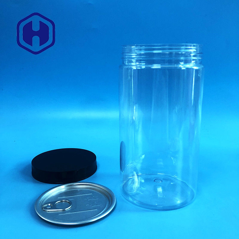 ポップ コーンのアーモンドのコーヒー豆はねじ帽子が付いている証拠のプラスチック瓶を漏らす