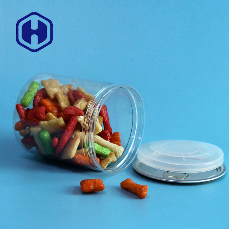 300# 330mlのゆとりの容易な開放端のふたとのプラスチック瓶の甘味を加えたチョコレートピーナツ豆の貯蔵