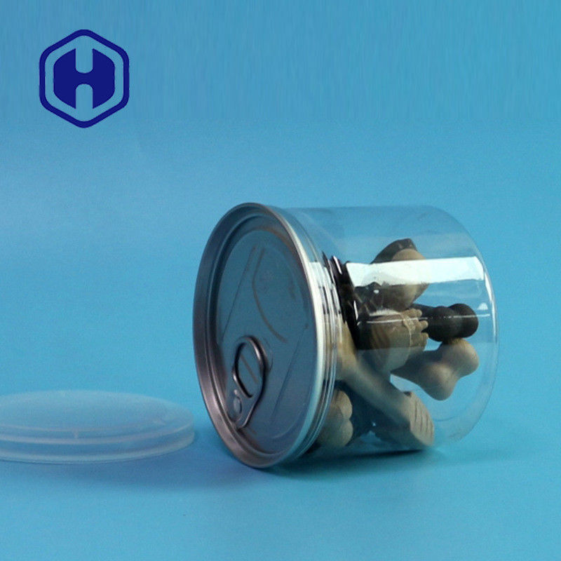 307# 280mlのゆとりのプラスチック缶ペットEOEふたの缶詰になるシーフードのキャビアのショウガのクルミのアーモンド