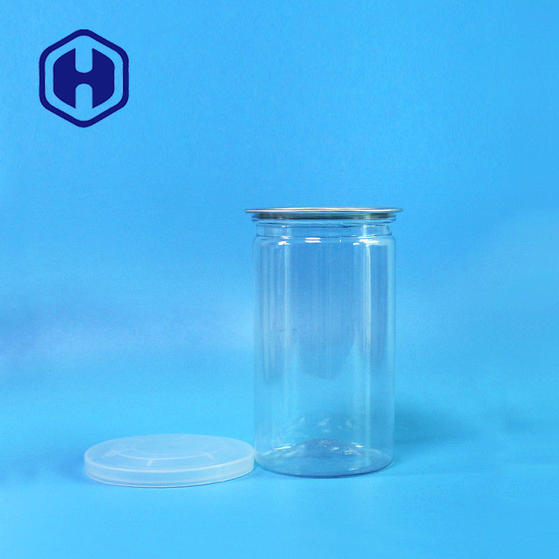 まっすぐで健康なBpaの自由で明確なプラスチック缶211# 12oz 360mlの乾燥したフルーツの香辛料のパッキング