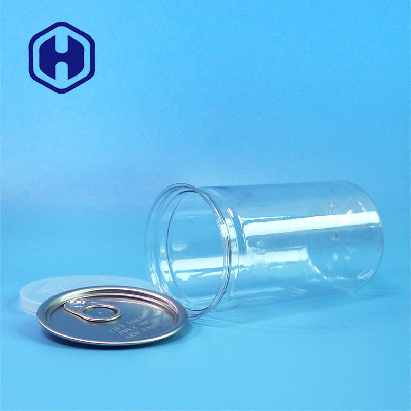 まっすぐで健康なBpaの自由で明確なプラスチック缶211# 12oz 360mlの乾燥したフルーツの香辛料のパッキング