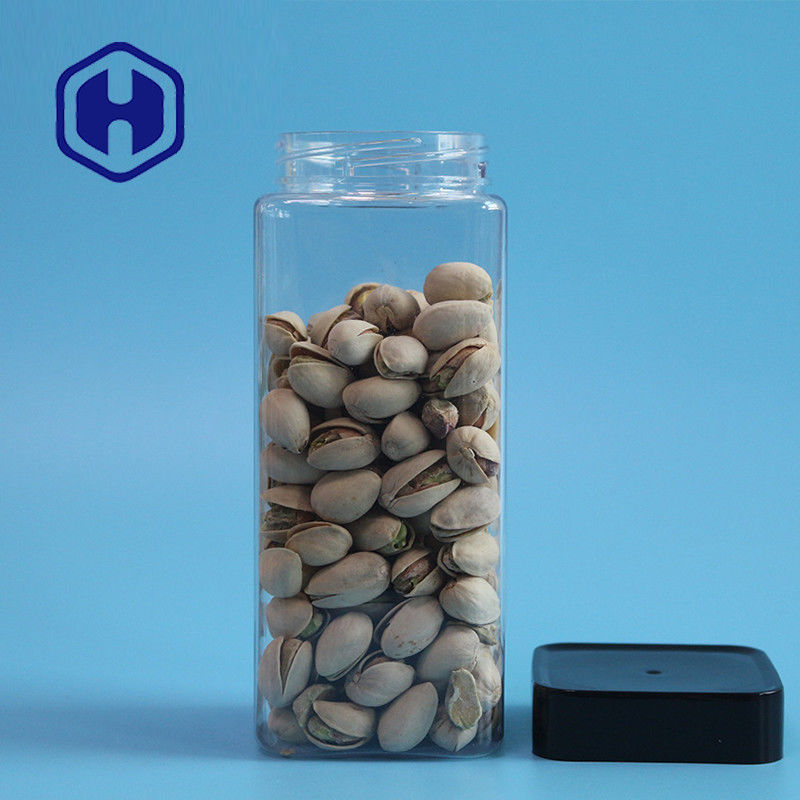 明確な空の漏出証拠の555ml食糧正方形ペット瓶を包むプラスチック瓶のビスケットの米