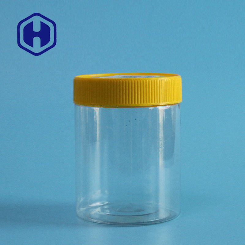 Bpaの自由なナットは証拠のふたが付いているプラスチック瓶350ml透明でまっすぐなペット円形を漏らす