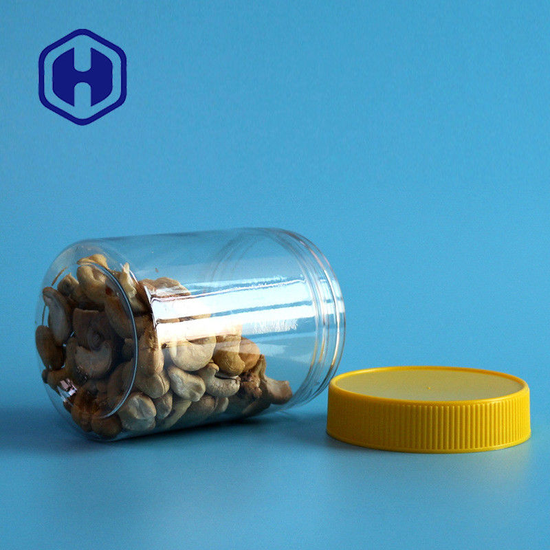 Bpaの自由なナットは証拠のふたが付いているプラスチック瓶350ml透明でまっすぐなペット円形を漏らす