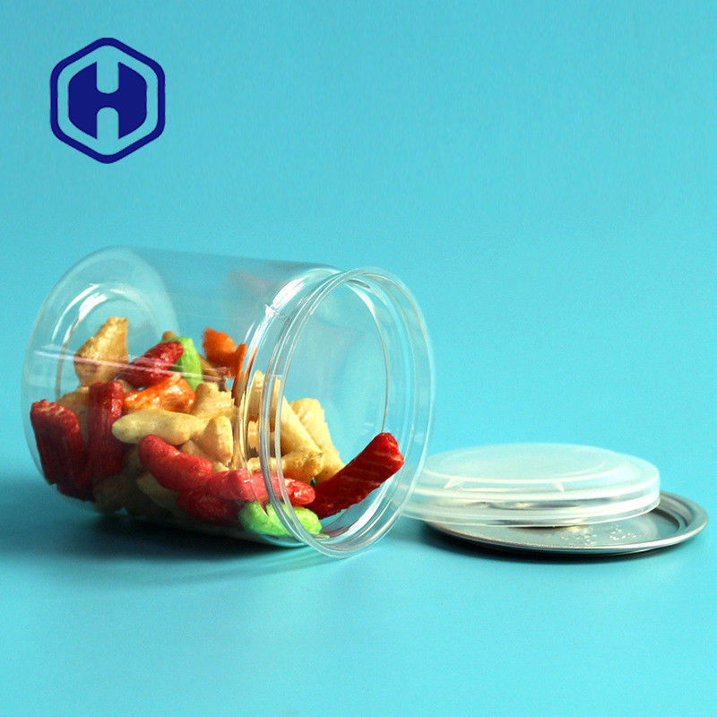 250ml 211 8.5oz明確なプラスチック缶の明るい乾燥されたポーク ビーフ・ジャーキーの包装