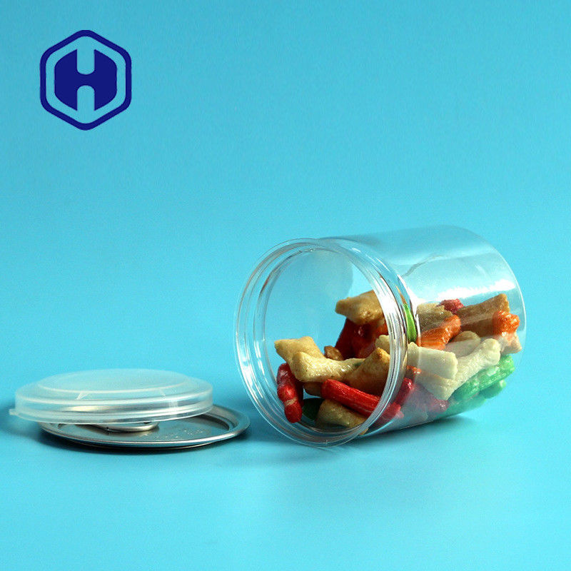 250ml 211 8.5oz明確なプラスチック缶の明るい乾燥されたポーク ビーフ・ジャーキーの包装