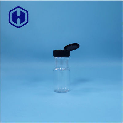 透明なプラスチック 香辛料 塩 ブラック ペッパー 粉末 バジリン PET グラス フリップ トップ カップ