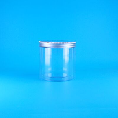 シリンダー イージーオープン蓋 食品 コーヒー 菓子 クッキー ローズティー プラスチック クリア PET ジャー