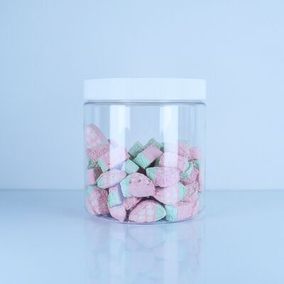 プレミアム食品保管 ビスケット 菓子 ウォールナッツ 卸品 梱包 スクリューキャップ付きPETボトル