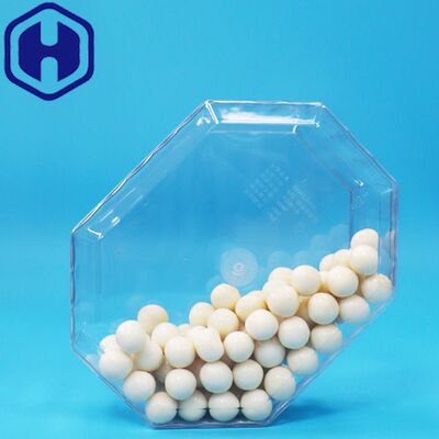 空の乾燥フルーツキャンディーナッツクッキーPETプラスチック八角形包装箱食品グレード