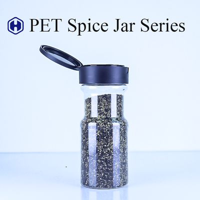 卸売 オーダーメイド PET スパイス 容器 透明な PP フリップ トップ OEM 調味料 ボトル